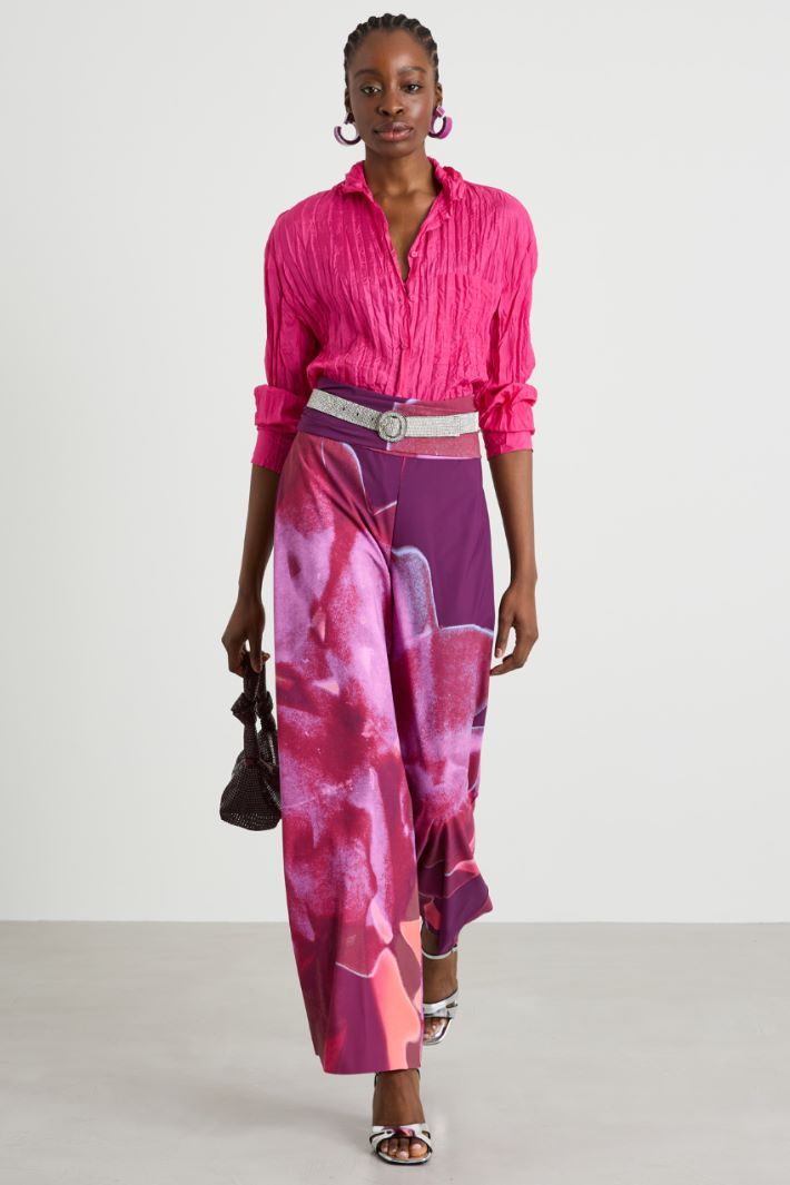 Camicia in seta stropicciata Intrend - 3