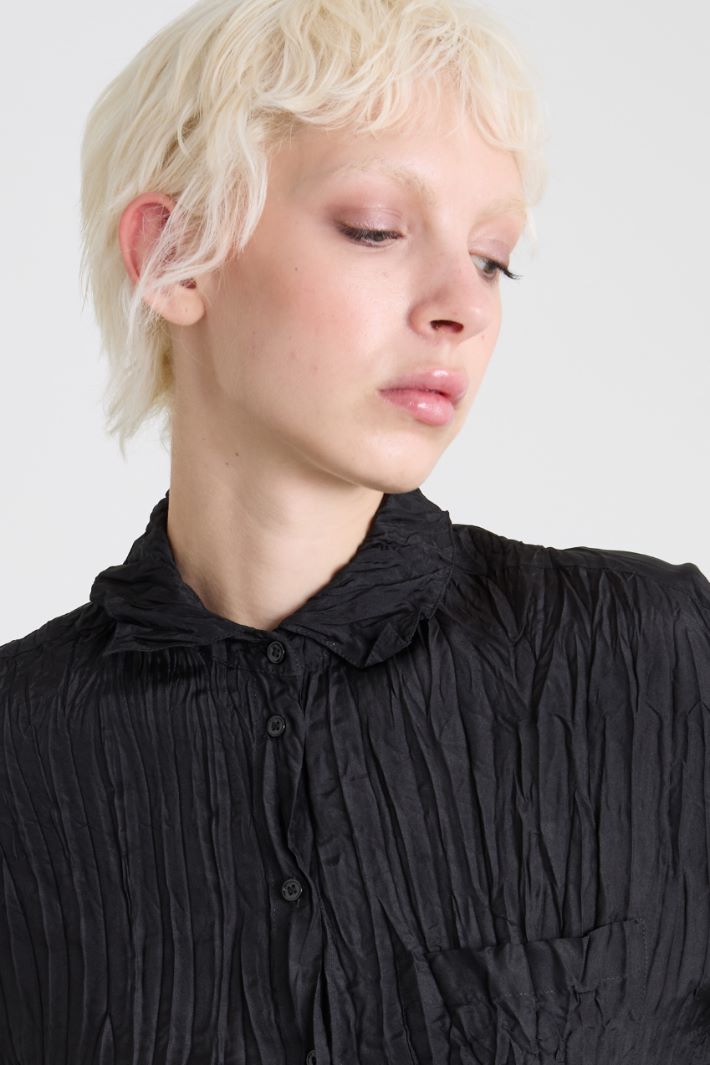 Camicia in seta stropicciata Intrend - 4