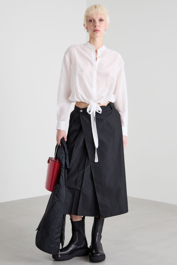 Cotton and silk shirt Intrend - 3