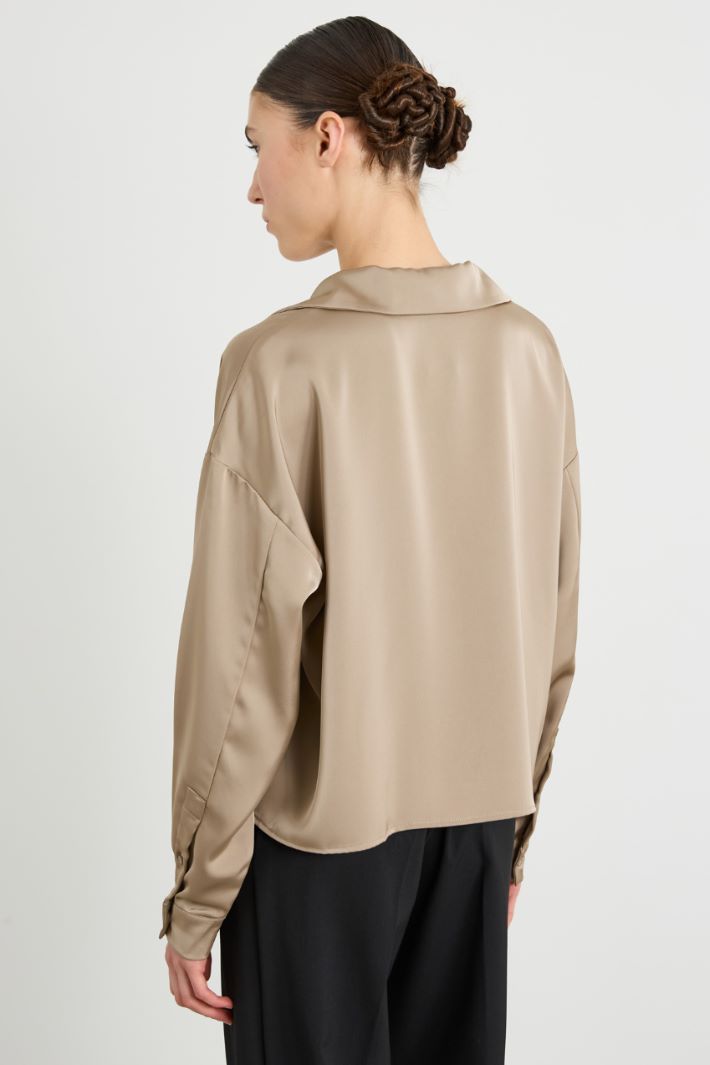 Camicia in raso Intrend - 2