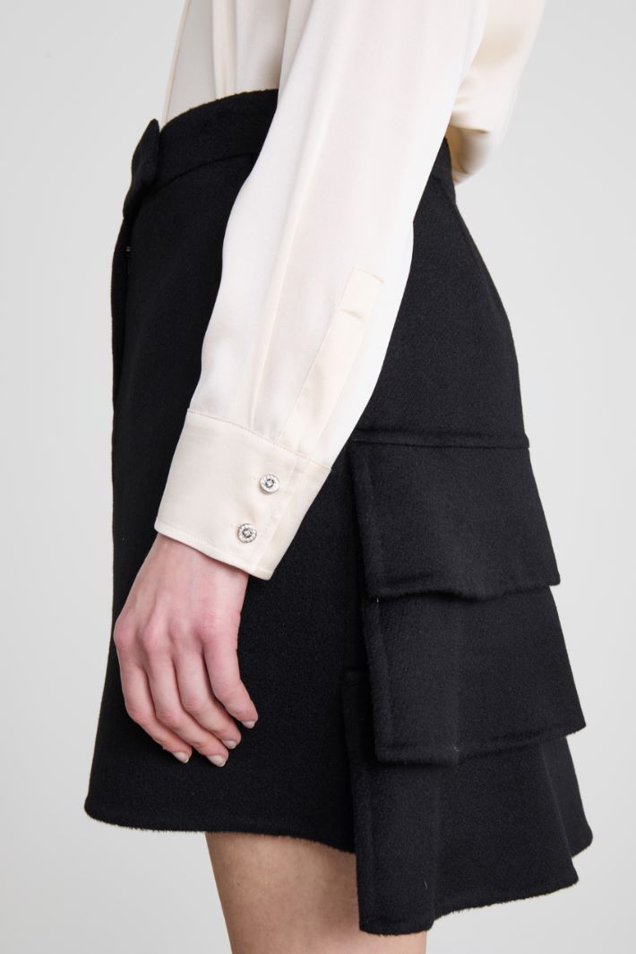 Camicia in raso di seta Intrend - 4