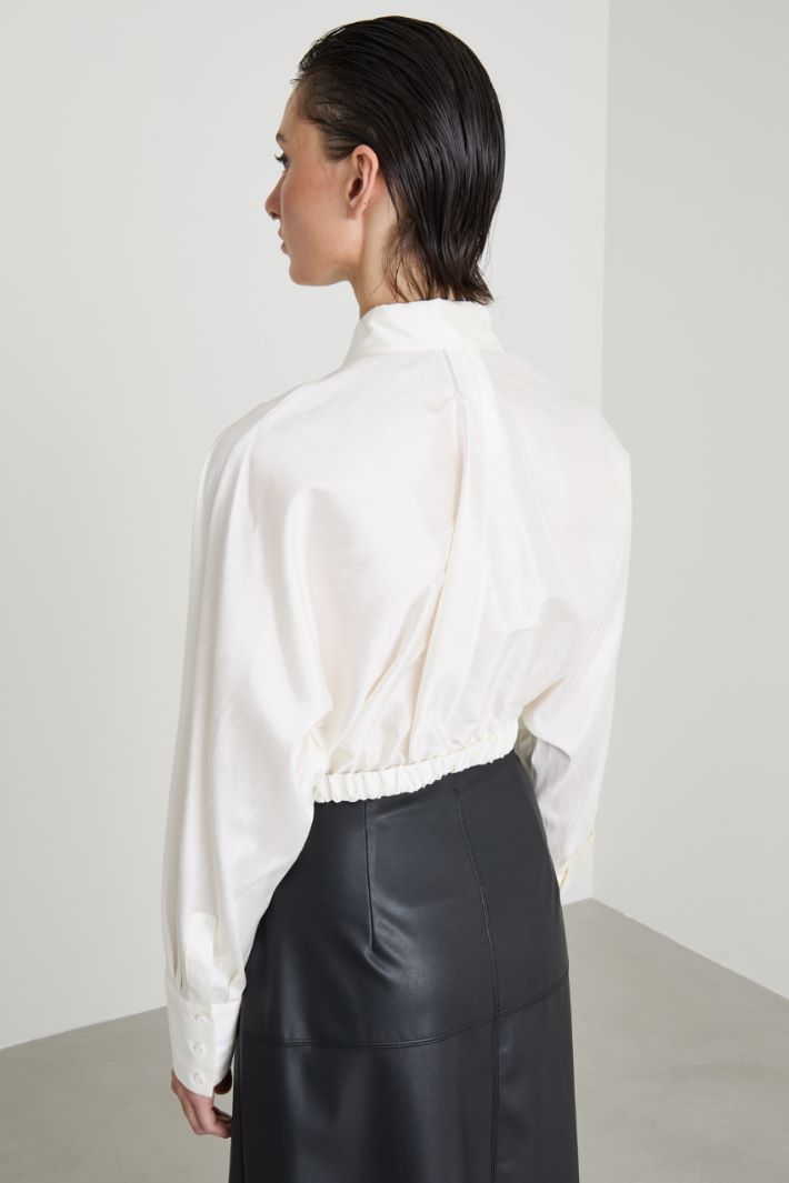 Shantung silk shirt Intrend - 2