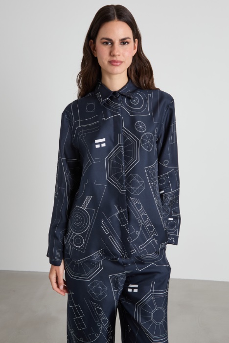 Silk twill shirt Intrend