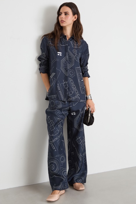Silk twill shirt Intrend