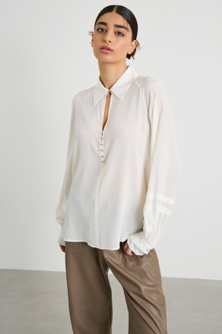 Crepe de chine blouse Intrend
