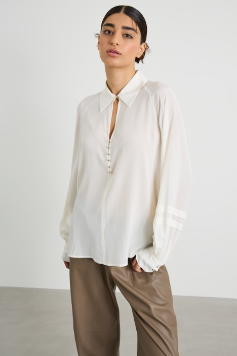 Crepe de chine blouse Intrend