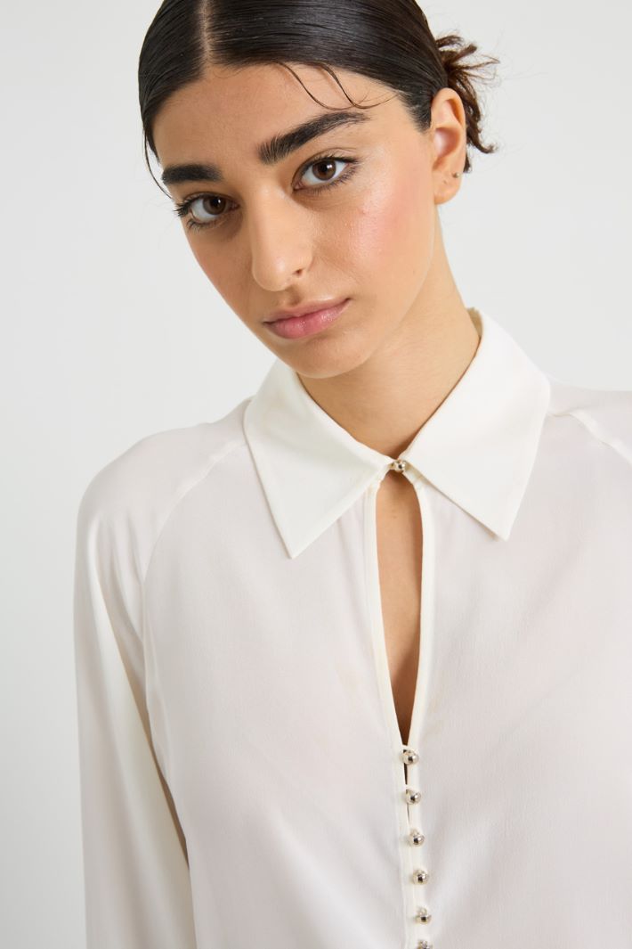 Crepe de chine blouse Intrend - 4
