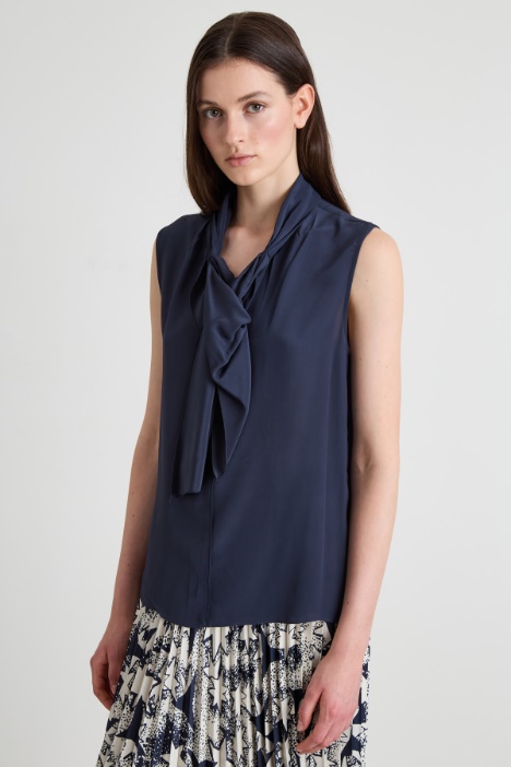 Crepe de chine top Intrend