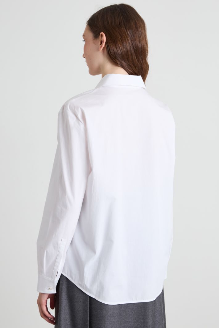 Camicia in popeline di cotone Intrend - 2