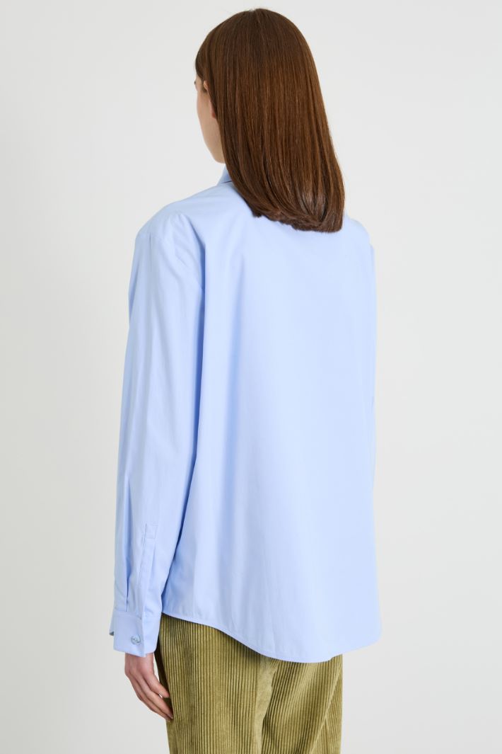 Camicia in popeline di cotone Intrend - 2