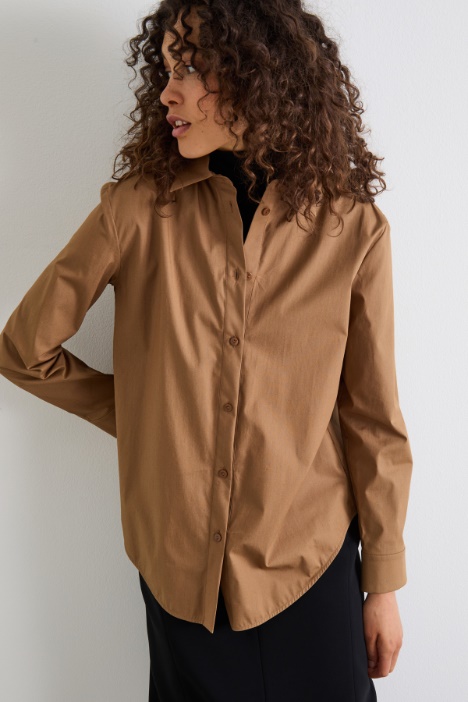 Camicia in popeline di cotone Intrend