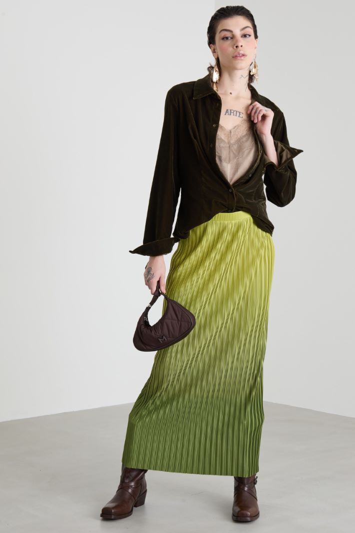 Camicia in velluto Intrend - 3