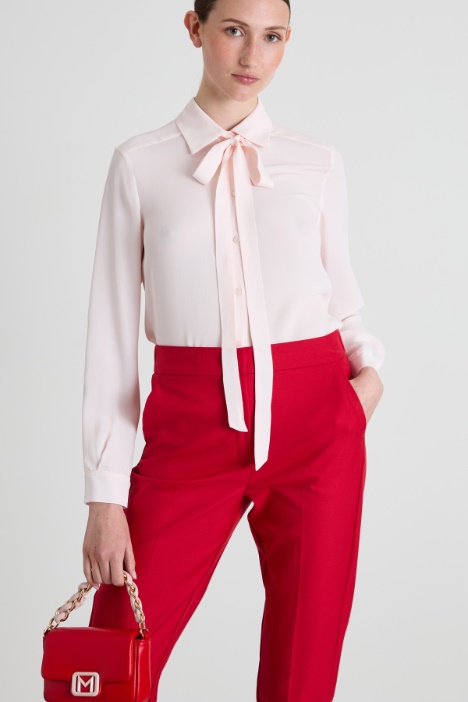 Camicia in crépe de chine Intrend
