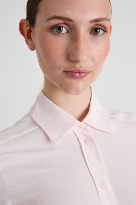 Camicia in crépe de chine