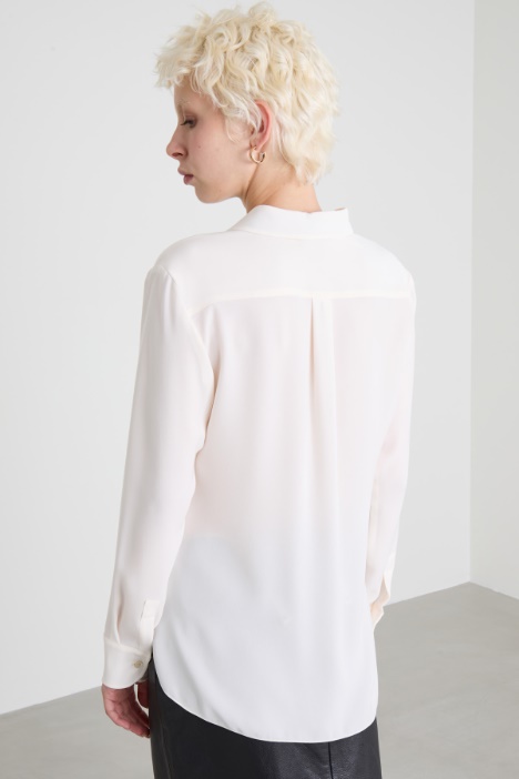 Camicia in cady leggero