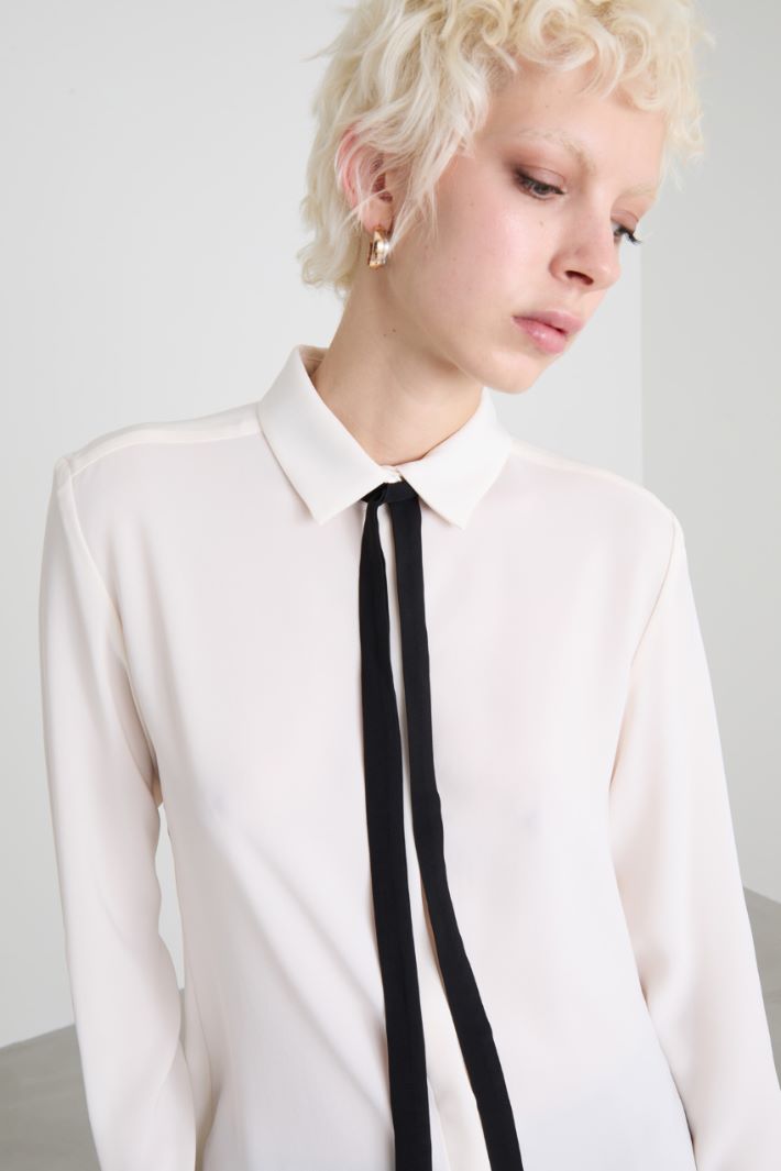 Camicia in cady leggero Intrend - 4