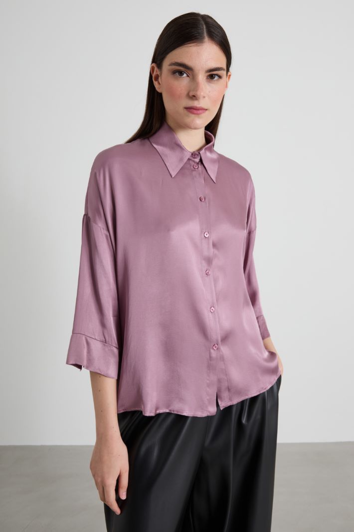 Camicia in raso fluido Intrend