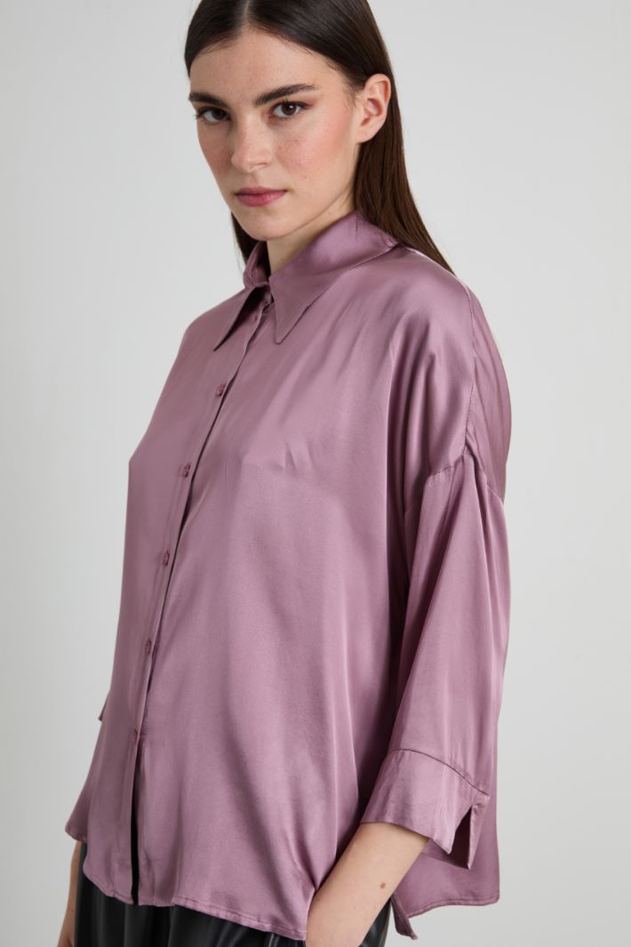 Camicia in raso fluido Intrend - 4