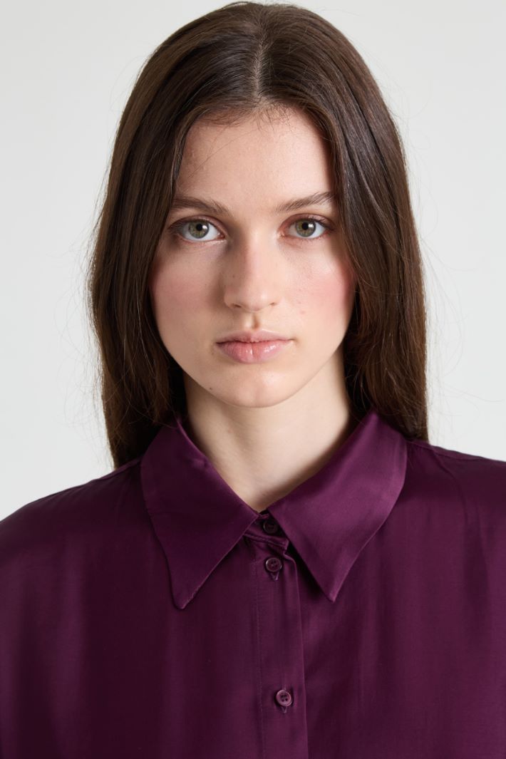 Camicia in raso fluido Intrend - 4