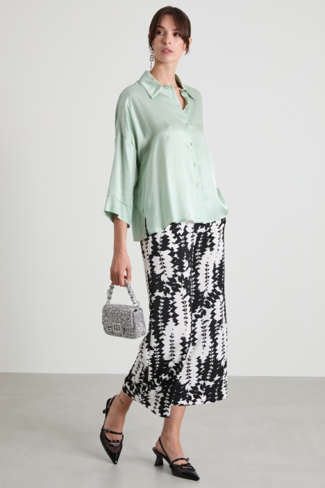 Fluid satin shirt Intrend