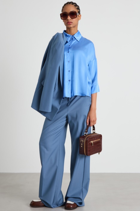 Fluid satin shirt Intrend