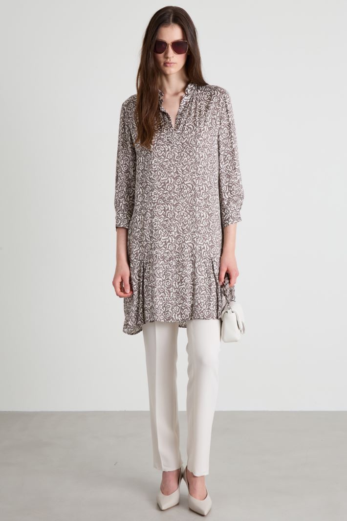 Straight-fit cady trousers Intrend