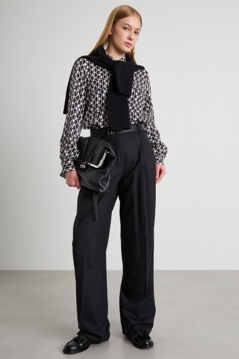 Wool twill trousers Intrend