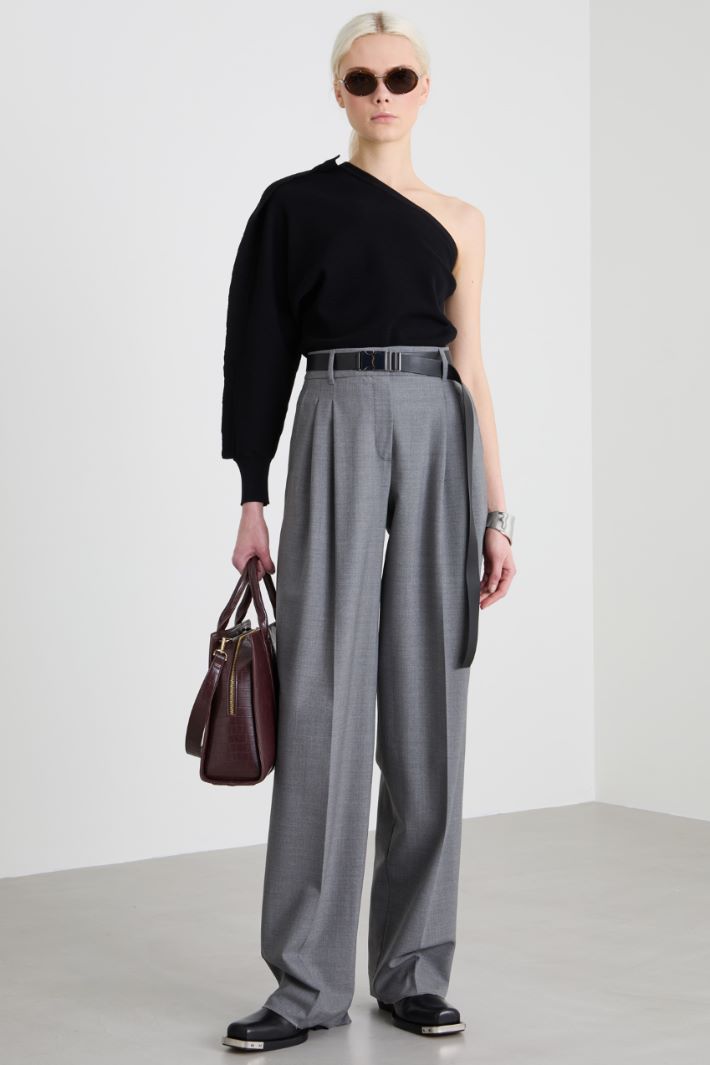 Wool twill trousers Intrend