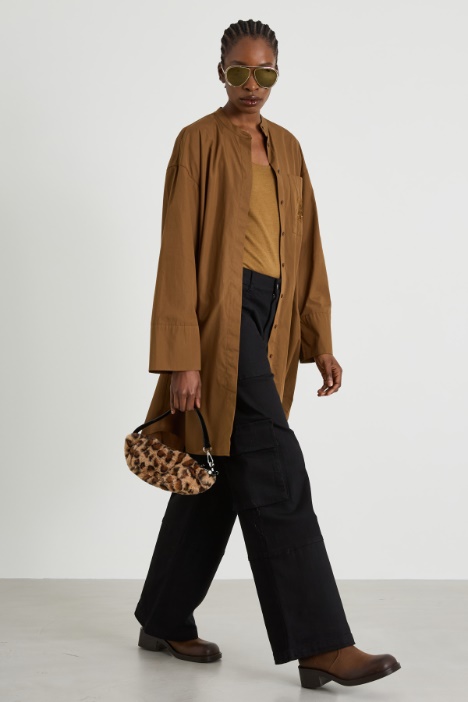 Cotton drill cargo trousers Intrend