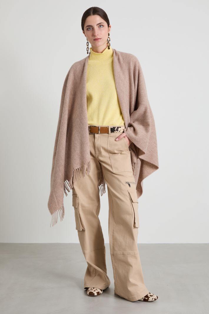 Cotton drill cargo trousers Intrend