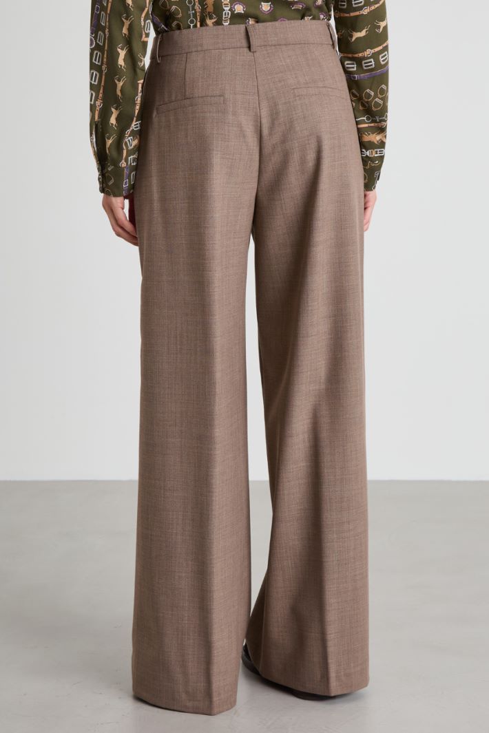 Palazzo trousers in grisaille Intrend - 3