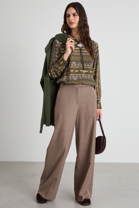 Palazzo trousers in grisaille Intrend