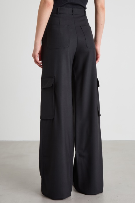 Pantalón cargo de lana