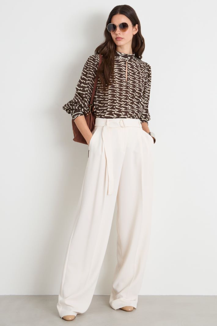 Flowing cady trousers Intrend