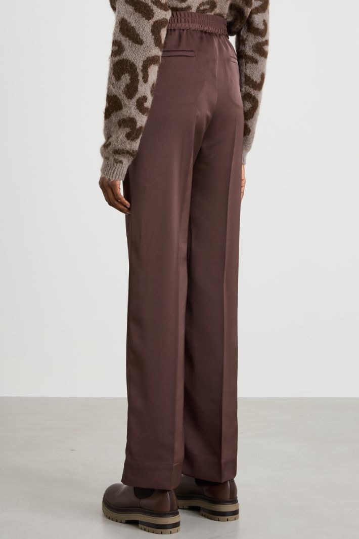Pantaloni morbidi in raso Intrend - 3