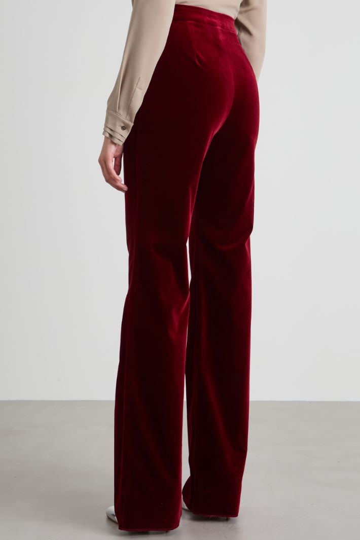 Pantalon morbidi in velluto Intrend - 3