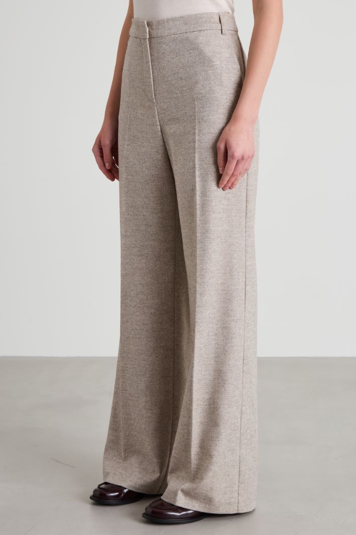 Cotton and wool trousers Intrend - 2