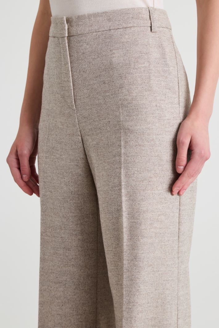 Cotton and wool trousers Intrend - 4