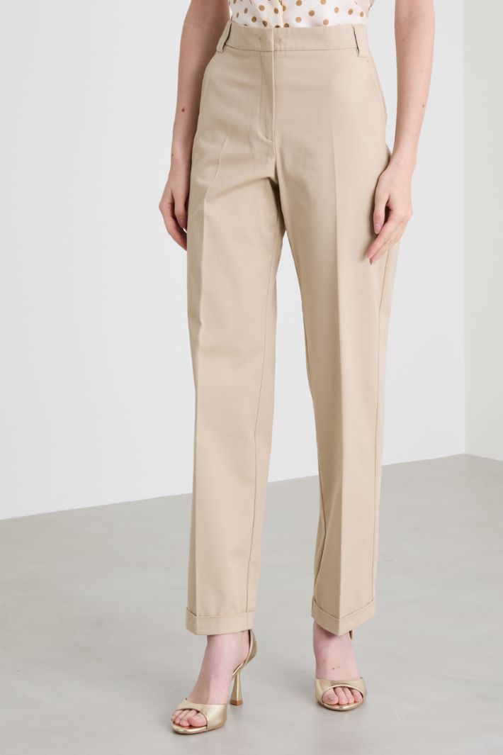 Pantaloni in gabardina Intrend - 2