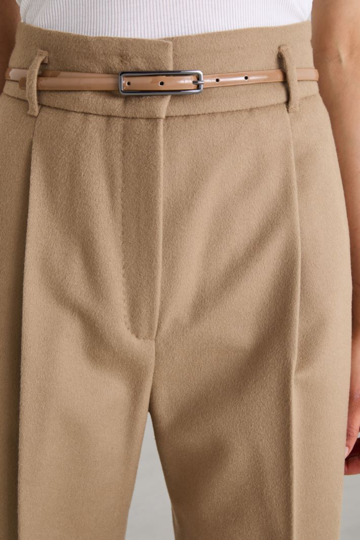 Wool drap trousers Intrend - 4