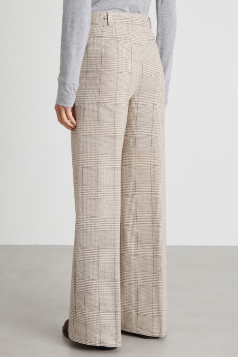 Pantaloni in lana e lino