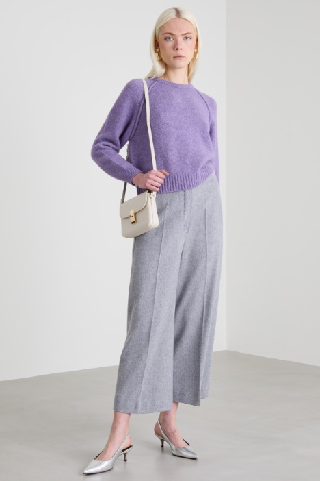 Straight wool drap trousers Intrend