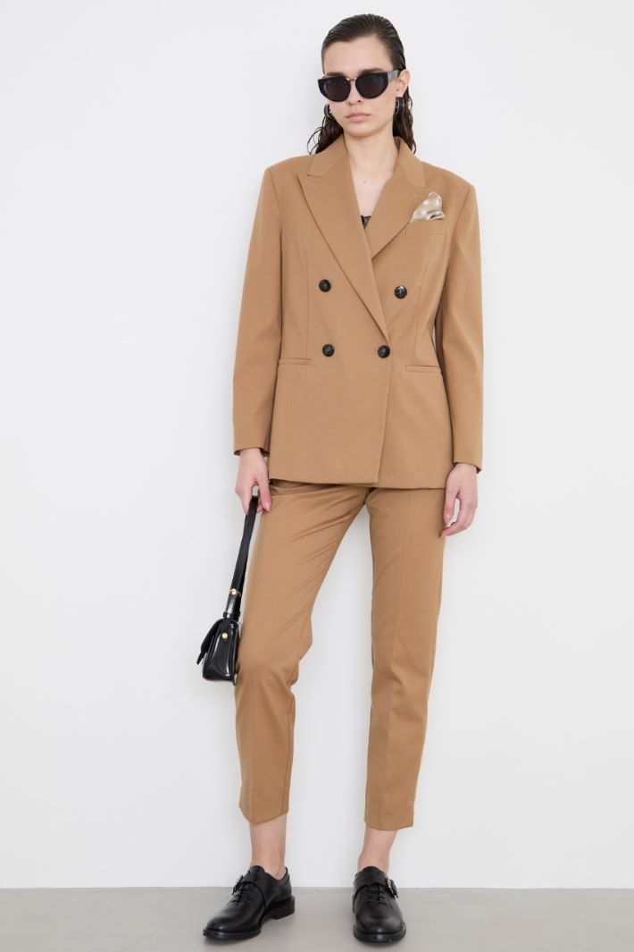 Wool twill trousers Intrend