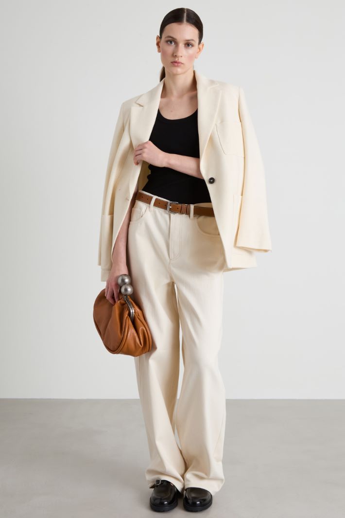 Loose-fit drill trousers Intrend