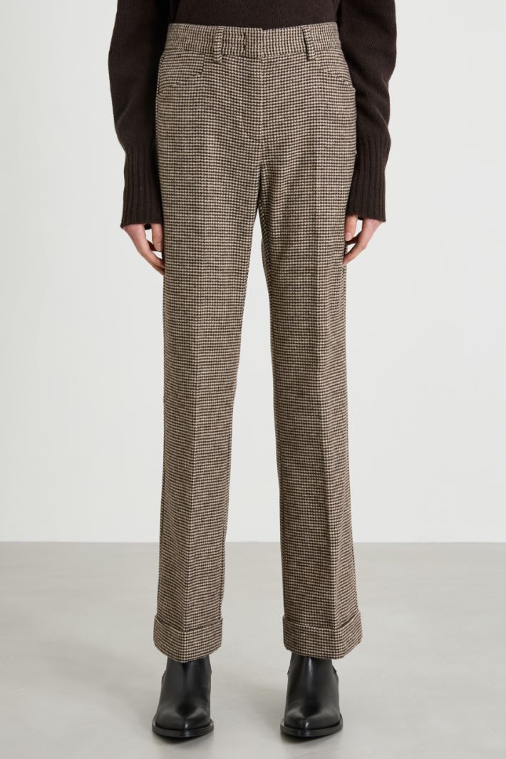 Flare flannel trousers Intrend - 2