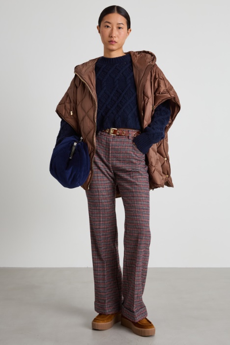 Flare flannel trousers Intrend