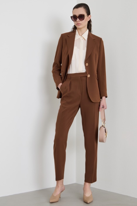 Cady trousers with darts Intrend