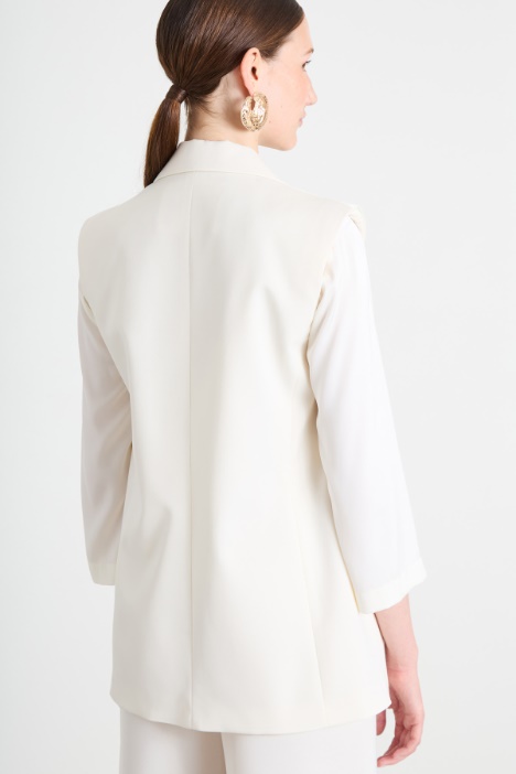 Gilet in envers satin