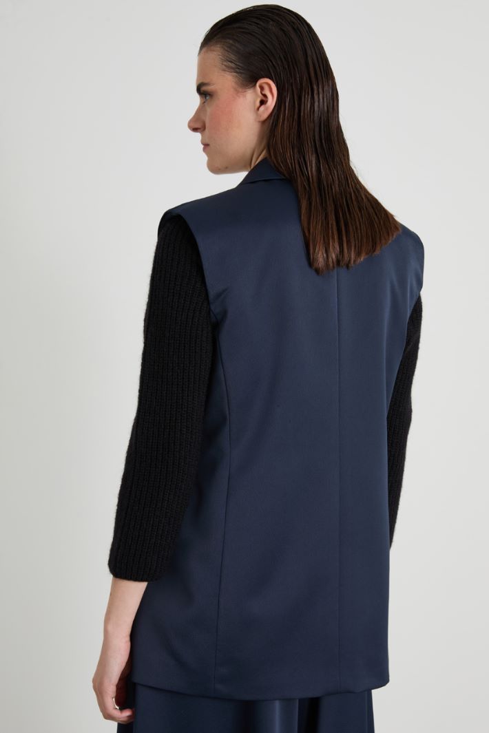 Envers satin gilet blazer Intrend - 2