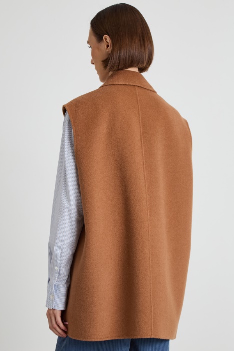 Gilet in doppio di lana